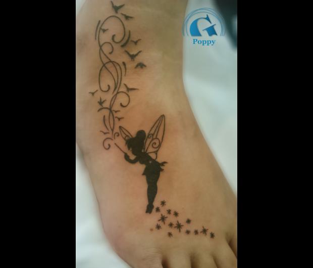 Tatouage pied Graphicaderme